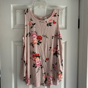 Women’s swing floral tank